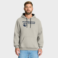 Minnesota Timberwolves Crossover Collection Blocked Shot Premium Pullover Hoodie Off White - NBA
