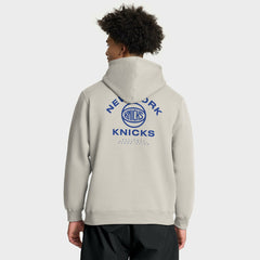 New York Knicks Crossover Collection Blocked Shot Premium Pullover Hoodie Off White - NBA