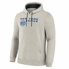New York Knicks Crossover Collection Blocked Shot Premium Pullover Hoodie Off White - NBA