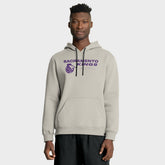 Sacramento Kings Crossover Collection Blocked Shot Premium Pullover Hoodie Off White - NBA