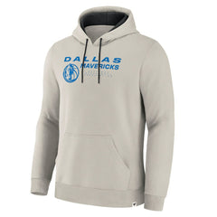 Dallas Mavericks Crossover Collection Blocked Shot Premium Pullover Hoodie Off White - NBA