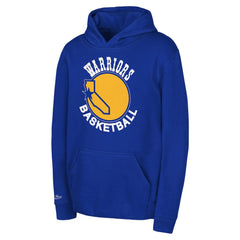 Golden State Warriors Preschool Retro Logo Pullover Hoodie Royal - NBA