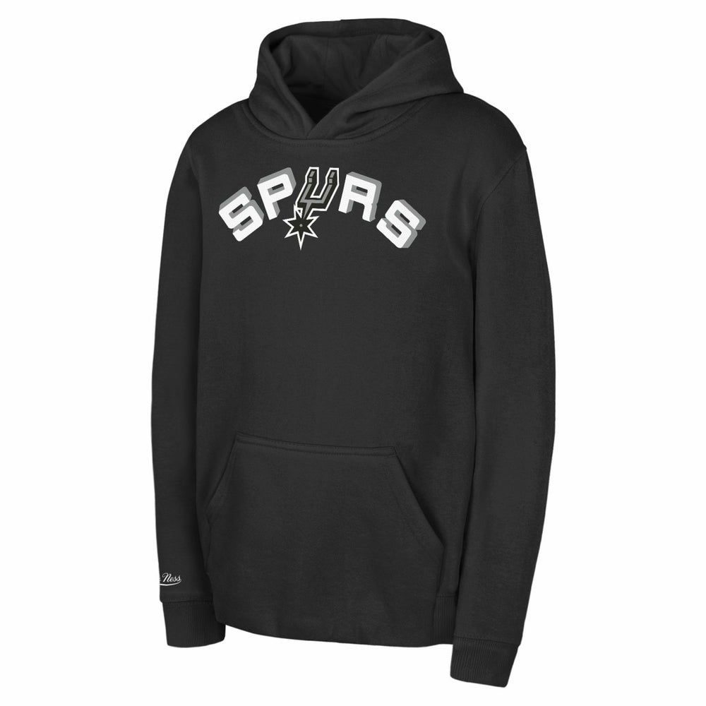 San Antonio Spurs Preschool Retro Logo Pullover Hoodie Black - NBA