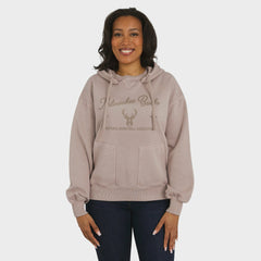 Milwaukee Bucks WEAR by Erin Andrews Women's Washed Pullover Crewdie Tan - NBA
