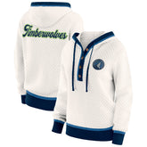 Minnesota Timberwolves WEAR by Erin Andrews Women's Plus Size Hoodie Sweater Cream - NBA