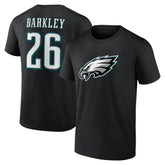 Saquon Barkley Philadelphia Eagles Icon Name & Number Black | NFL