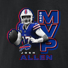 Josh Allen Buffalo Bills 2024 NFL MVP T-Shirt Black | NFL