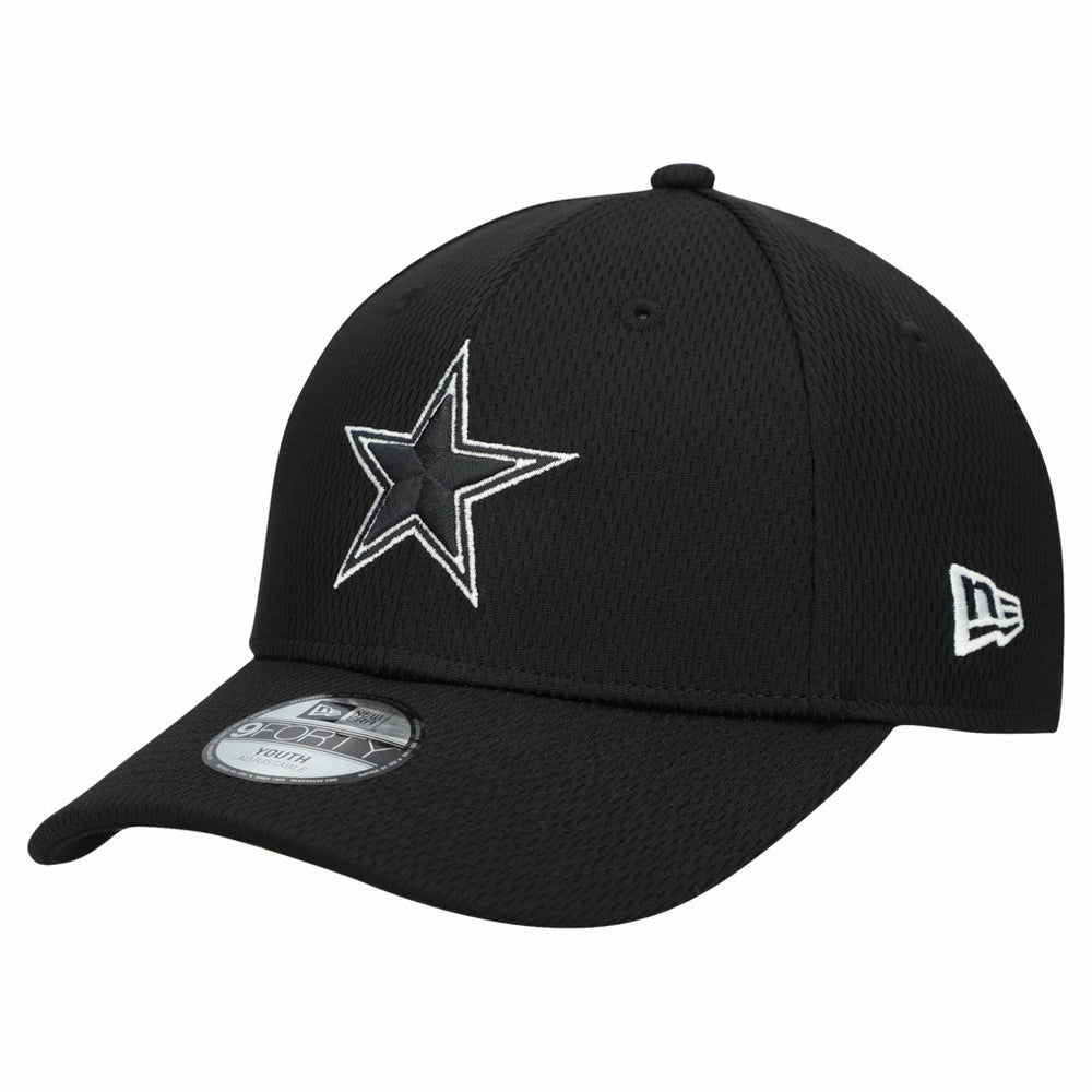 Dallas Cowboys New Era Youth B-Dub 9FORTY Adjustable Hat Black | NFL