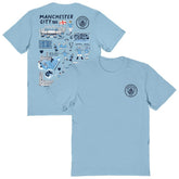 Manchester City Vive La Fete Women's Impressions Artwork T-Shirt Sky Blue - FIFA World CUP