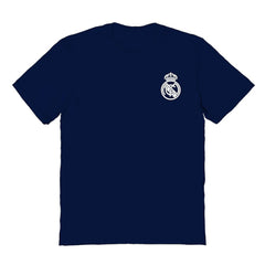 Real Madrid Vive La Fete Women's Impressions Artwork T-Shirt Navy - FIFA World CUP