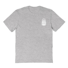 Argentina National Team Vive La Fete Women's Impressions Artwork T-Shirt Heather Gray - FIFA World CUP