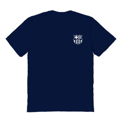 Barcelona Vive La Fete Women's Impressions Artwork T-Shirt Navy - FIFA World CUP