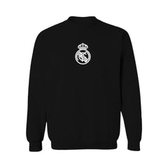Real Madrid Vive La Fete Women's Color Badge Pullover Sweatshirt Black - FIFA World CUP