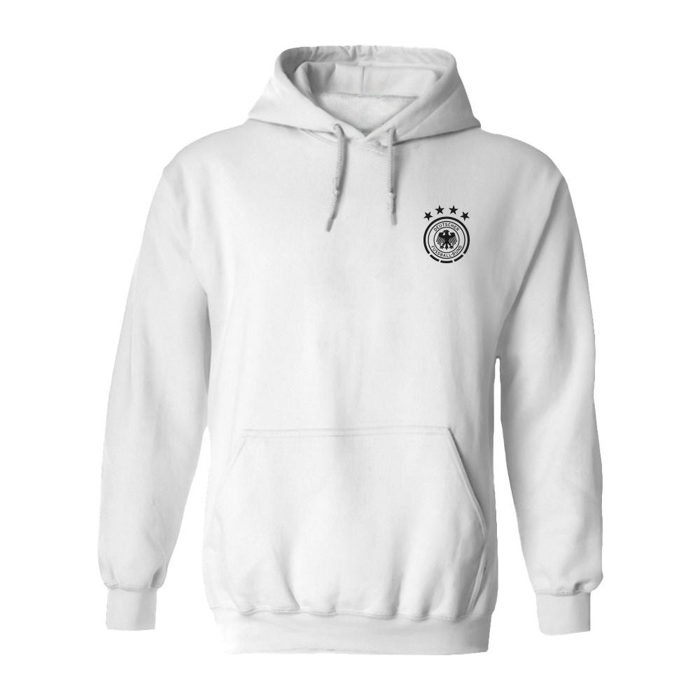 Germany National Team Vive La Fete Women's Color Badge Pullover Hoodie White - FIFA World CUP