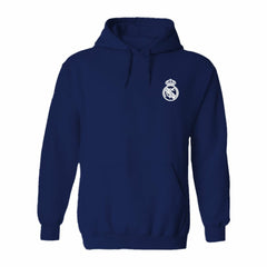 Real Madrid Vive La Fete Women's Color Badge Pullover Hoodie Navy - FIFA World CUP