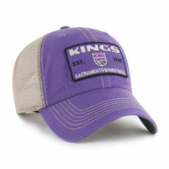 Sacramento Kings '47 Wabash Patch Clean Up Adjustable Hat Purple/Tan - NBA