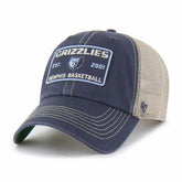 Memphis Grizzlies '47 Wabash Patch Clean Up Adjustable Hat Navy/Tan - NBA