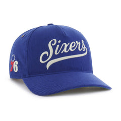 Philadelphia 76ers '47 Golden Age Relaxed Corduroy Hitch Adjustable Hat Royal - NBA