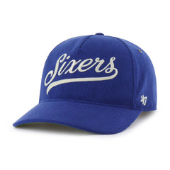 Philadelphia 76ers '47 Golden Age Relaxed Corduroy Hitch Adjustable Hat Royal - NBA