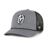 Vegas Golden Knights '47 Carbon Rope Trucker Adjustable Hat - Gray - NHL