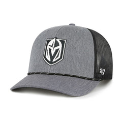 Vegas Golden Knights '47 Carbon Rope Trucker Adjustable Hat - Gray - NHL