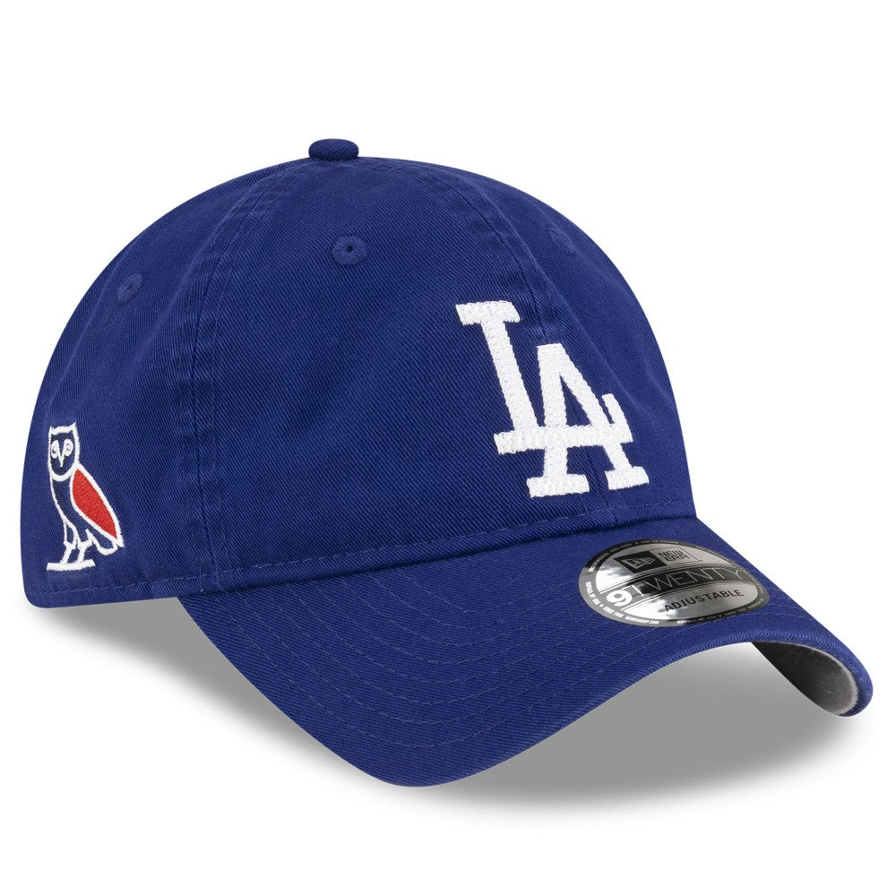 Los Angeles Dodgers OVO x New Era Washed 9TWENTY Adjustable Hat - MLB