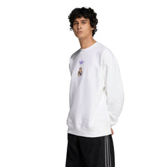 Real Madrid Lifestyler Sweatshirt White | Adidas Sale