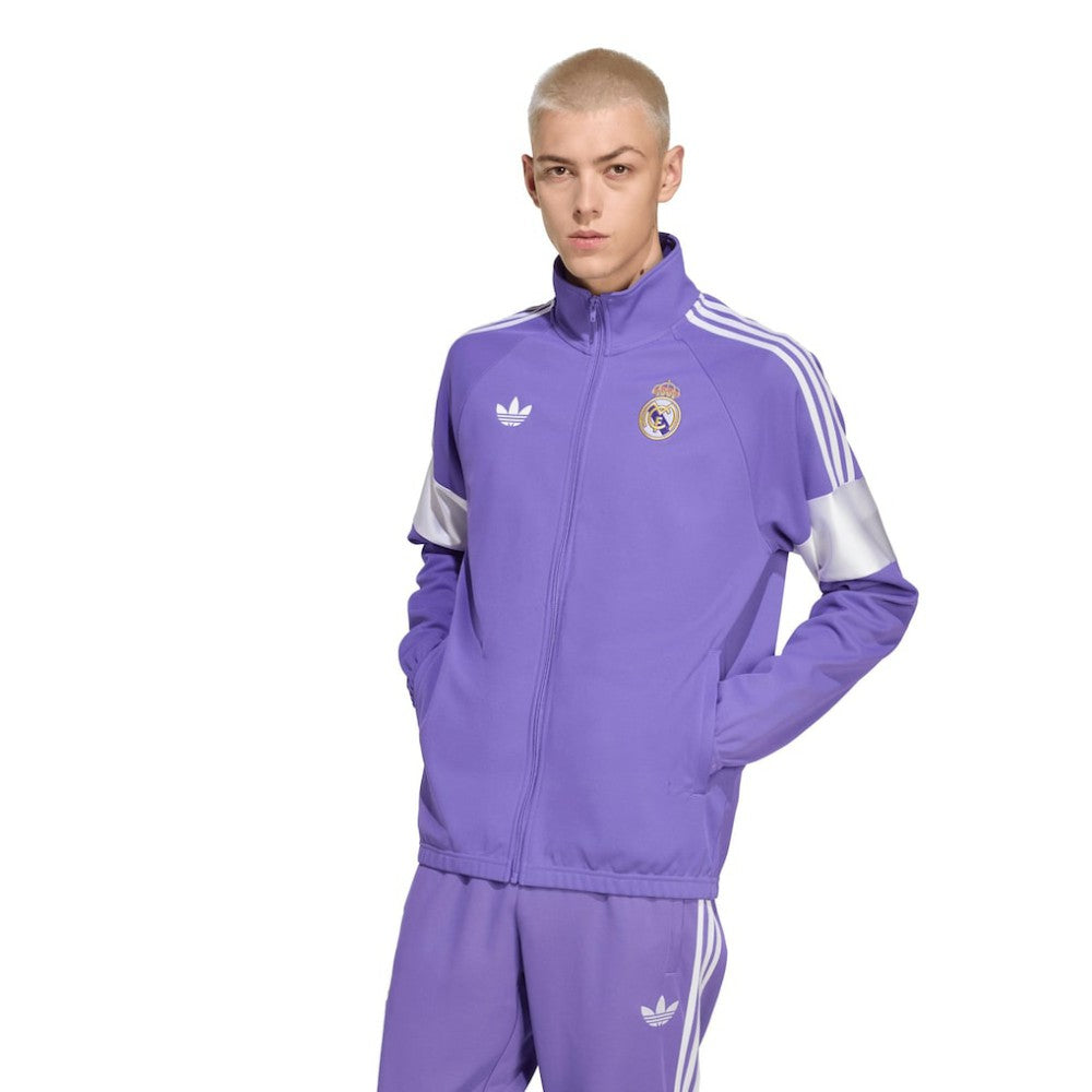 Real Madrid Lifestyler Full-Zip Track Jacket Purple | Adidas discount