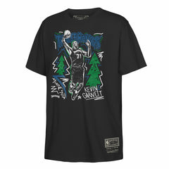 Kevin Garnett Minnesota Timberwolves Youth Chalked Up T-Shirt Black - NBA