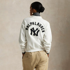Yankees Polo Ralph Lauren Fleece Polo - MLB