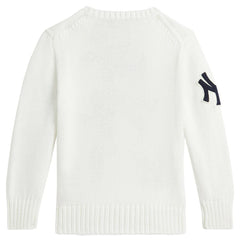 Yankees Polo Ralph Lauren Preschool Bear Pullover Sweater - MLB