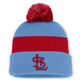 St. Louis Cardinals Nike Cooperstown Collection Peak Standard Cuffed Knit Hat with Pom - MLB