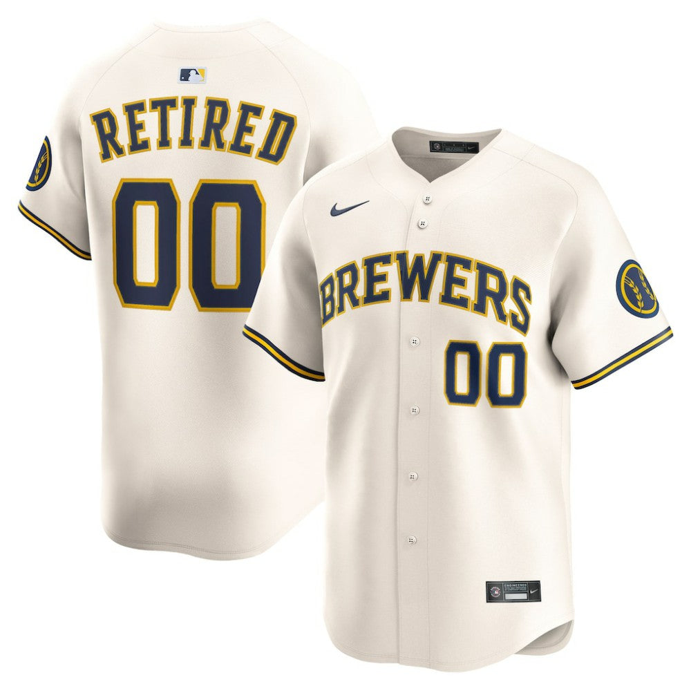 Milwaukee Brewers Nike Home Limited Pick-A-Player Retired Roster Jersey - MLB