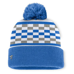 Detroit Lions Women's End Zone Cuffed Knit Hat with Pom Blue | Fanatics