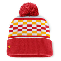 Kansas City Chiefs Women's End Zone Cuffed Knit Hat with Pom Red | Fanatics