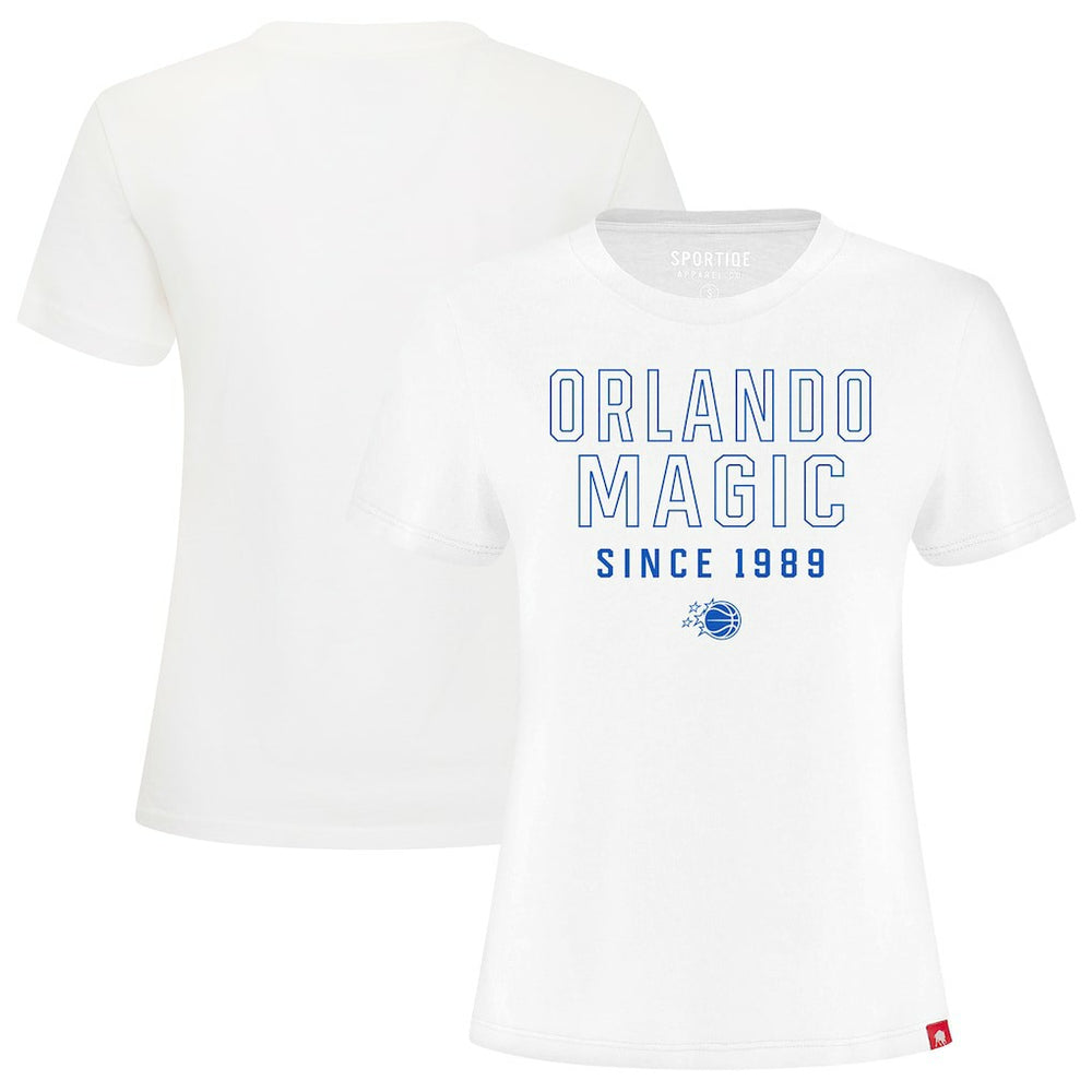 Orlando Magic Sportiqe Women's Arcadia Premium T-Shirt White - NBA