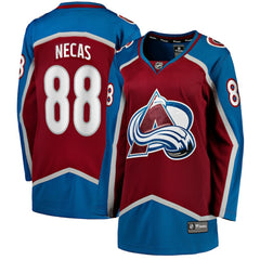 Martin Necas Colorado Avalanche Fanatics Women's Breakaway Player Jersey - Burgundy - NHL