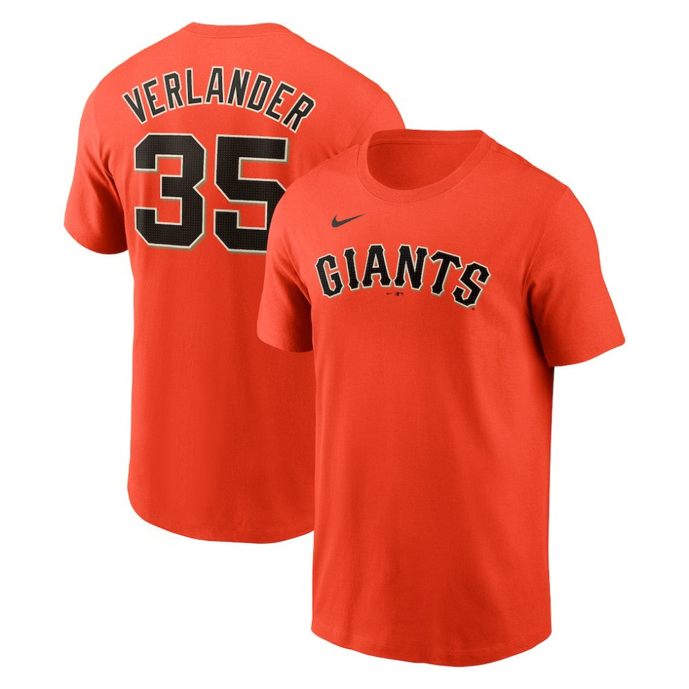 Justin Verlander San Francisco Giants Nike Fuse Name & Number T-Shirt - MLB