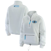Utah Mammoth WEAR by Erin Andrews Women's Polar Fleece Quarter-Zip Jacket - Gray - NHL