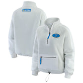 St. Louis Blues WEAR by Erin Andrews Women's Polar Fleece Quarter-Zip Jacket - Gray - NHL