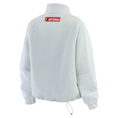 Detroit Red Wings WEAR by Erin Andrews Women's Polar Fleece Quarter-Zip Jacket - Gray - NHL
