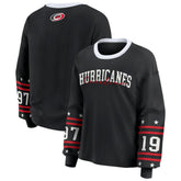 Carolina Hurricanes WEAR by Erin Andrews Women's Long-Sleeve Sport T-Shirt - Black - NHL