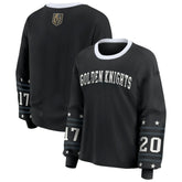 Vegas Golden Knights WEAR by Erin Andrews Women's Long-Sleeve Sport T-Shirt - Black - NHL