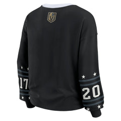 Vegas Golden Knights WEAR by Erin Andrews Women's Long-Sleeve Sport T-Shirt - Black - NHL