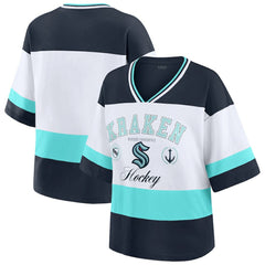 Seattle Kraken WEAR by Erin Andrews Women's Jersey Style Tee - Black/White - NHL