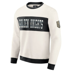 Vegas Golden Knights Darius Rucker Collection by Fanatics Colorblock Pullover Sweatshirt - Cream - NHL
