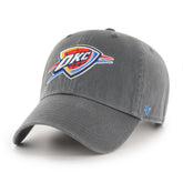 Oklahoma City Thunder '47 Core Logo Clean Up Adjustable Hat Charcoal - NBA
