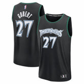 Rudy Gobert Minnesota Timberwolves Fastbreak Jersey Classic Edition Black - NBA