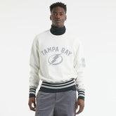 Tampa Bay Lightning Todd Snyder by Fanatics Relaxed Canadian Fleece Crew - Heather Gray - NHL