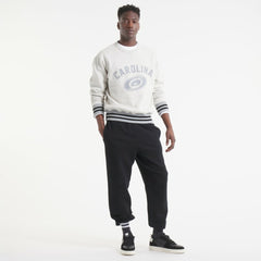 Carolina Hurricanes Todd Snyder by Fanatics Relaxed Canadian Fleece Crew - Heather Gray - NHL